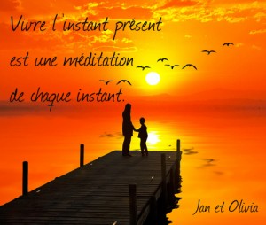 vivre l'instant présent est une méditation de chaque instant jan olivia medium spirit