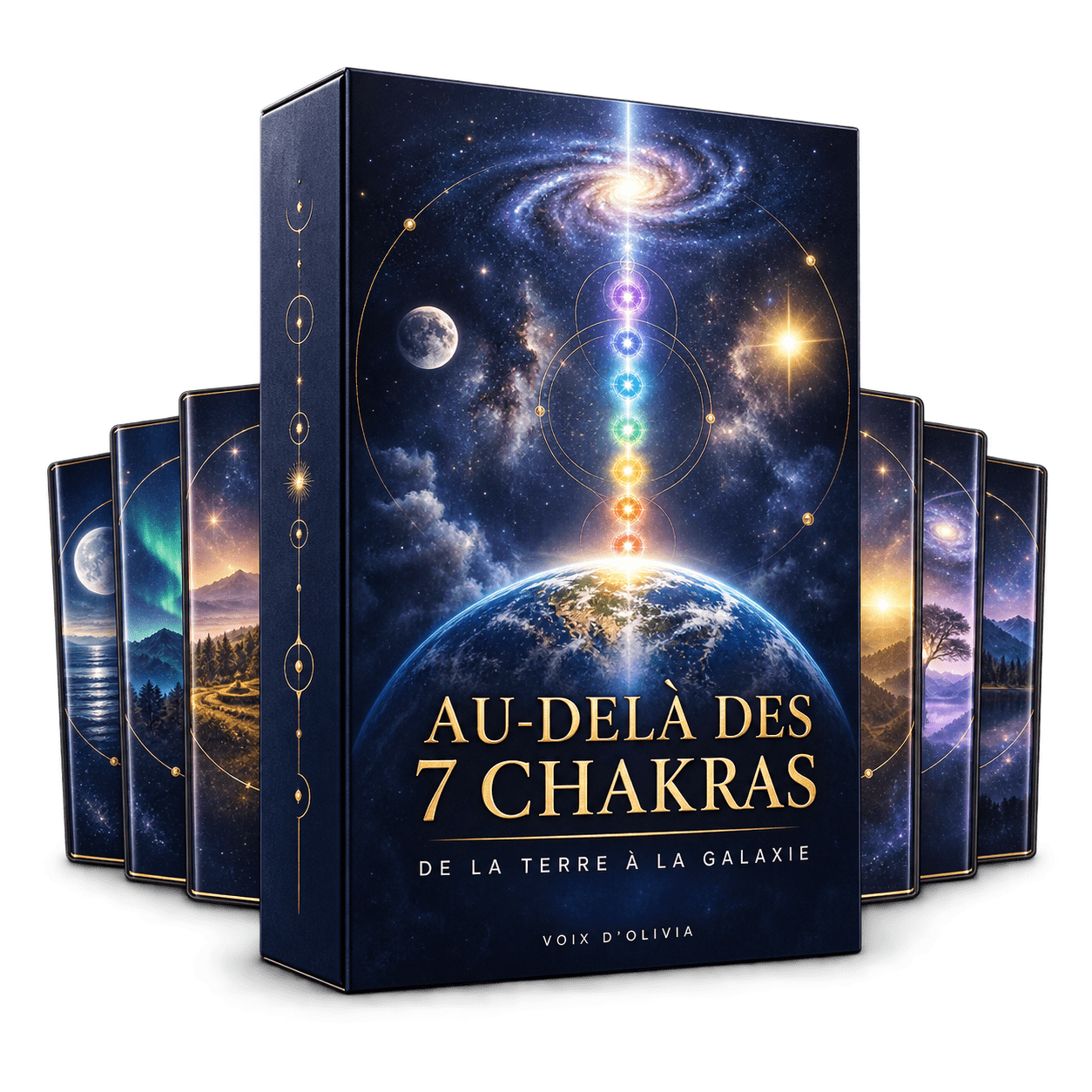 Coffret Au-delà des 7 chakras — De la Terre à la Galaxie
